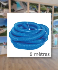 Tuyau flottant 8 mètres pour piscine nettoyage aspirateur