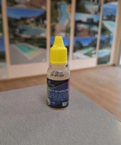 Réactif Chlore 5 gouttes pour trousse d'analyse eau piscine